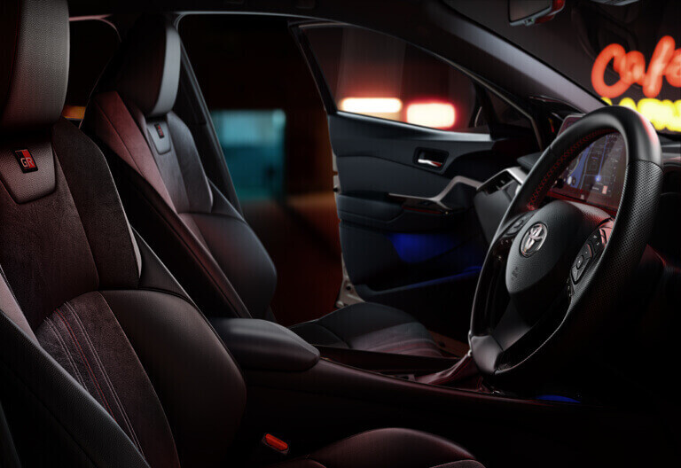C-HR interior driver seat interior